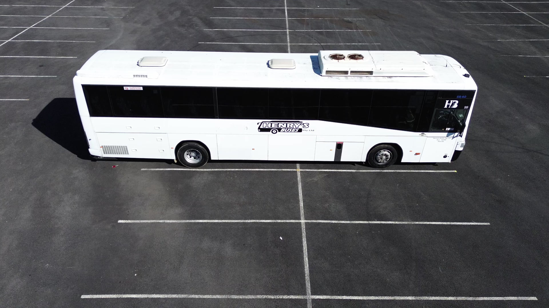 Weddings Bus & Coach Hire in Glenmore Park — Henry's Buses vehicle